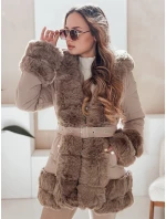 dámská zimní bunda s velbloudí kožešinou Dstreet model 21991138 - FashionStreet