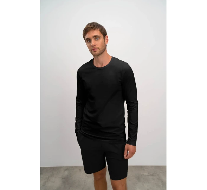 Vamp - Pánske bavlnené tričko s dlhým rukávom 20923 - Vamp Vamp - Pánske bavlnené tričko s dlhým rukávom 20923 - Vamp