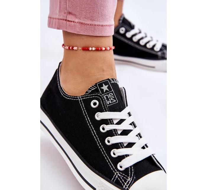 Dámské klasické tenisky černé a bílé model 21607880 - EVENTO