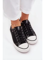 Dámské Nízké Tenisky Big Star model 21705361 Černé - Big Star Shoes Dámské Nízké Tenisky Big Star model 21705361 Černé - Big Star Shoes
