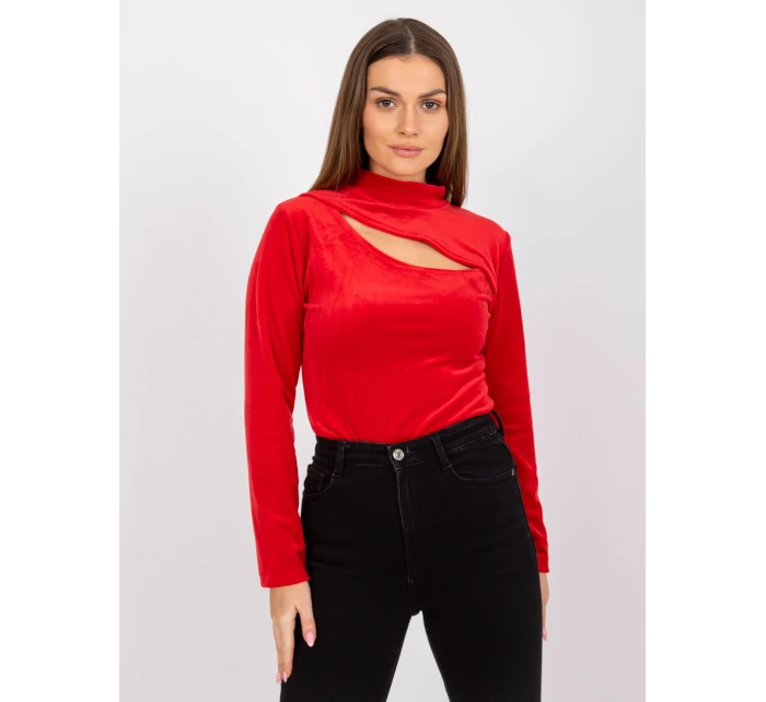 Halenka DHJ BZ model 17041705 červená - FPrice Halenka DHJ BZ model 17041705 červená - FPrice