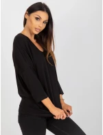 Bluzka RV BZ model 18496706 czarny - FPrice Bluzka RV BZ model 18496706 czarny - FPrice