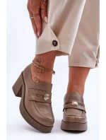 Poltopánky na podpätku model 183950 Step in style