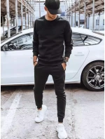 Pánská zateplená tepláková souprava černá Dstreet model 21965554 - FashionStreet