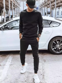 Pánská zateplená tepláková souprava černá Dstreet model 21965554 - FashionStreet