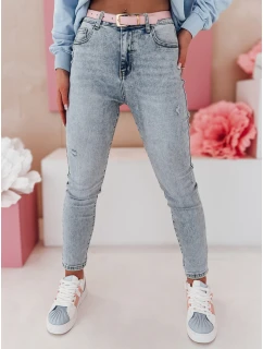 SKINNEX modré dámske džínsové nohavice slim fit FashionStreet UY2476