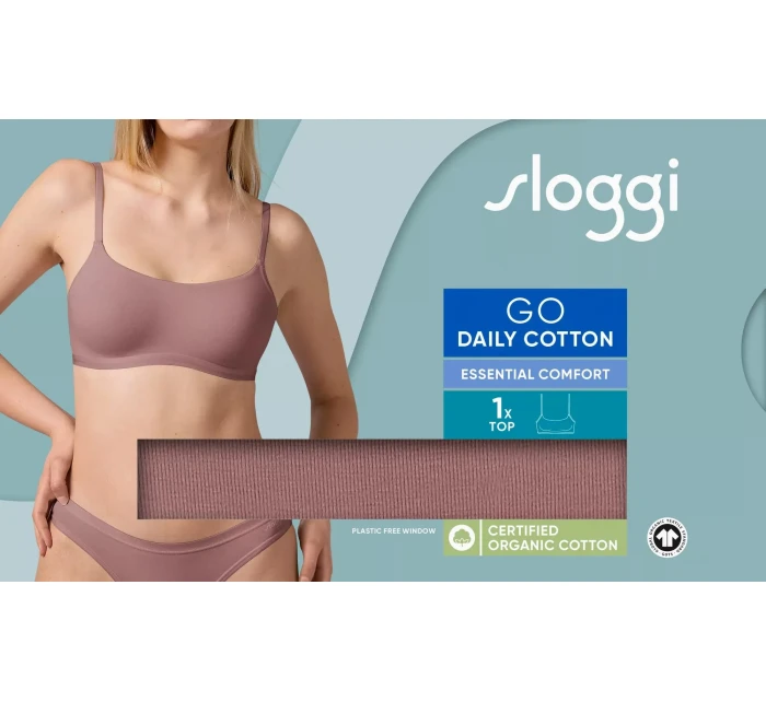 sloggi GO Daily Cotton Top - BROWN - SLOGGI BROWN - SLOGGI