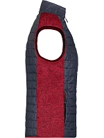 JN Dámská pletená hybridní vesta 02.0 red melange/anthracite melange model 22489245 - Daiber JN Dámská pletená hybridní vesta 02.0 red melange/anthracite melange model 22489245 - Daiber