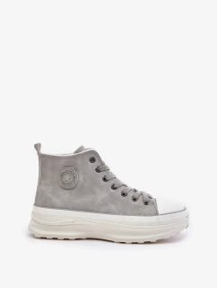 Zateplené dámske tenisky na platforme Big Star Grey