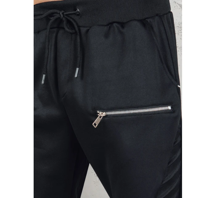 Pánska čierna tepláková súprava Dstreet AX0812