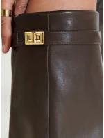 FashionStreet hnedé široké topánky ZY1028