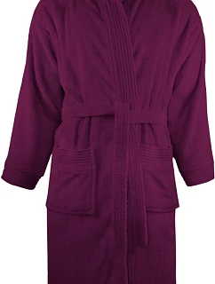 Bathrobe Župan s kapucí plum model 22526790 - The One Towelling