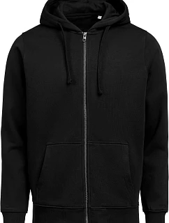 Untagged Movement OCS RCS mikina s kapucou na zips Unisex mikina s kapucou z hrubej bavlny 66.5010 čierna