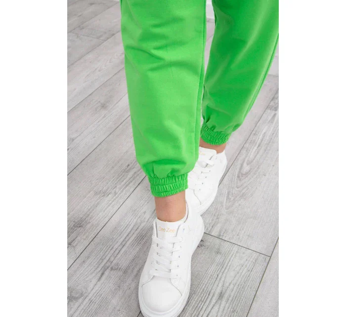 Súprava top+nohavice zelená neónová