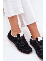 Dámské Sportovní Boty Z Eko Semiše Černé model 21701308 - Boto