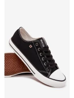 Trampki Męskie Niskie Materiałowe Big Star DD174504 Czarne