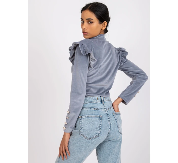 Halenka DHJ BZ model 17087084 šedá - FPrice Halenka DHJ BZ model 17087084 šedá - FPrice