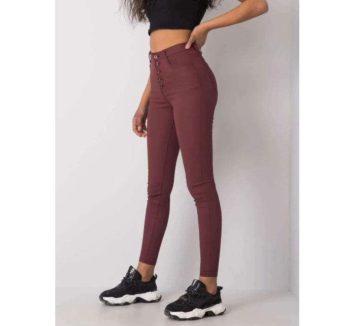 Nohavice EM SP F663.50P bordová