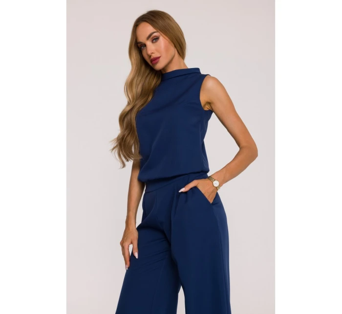 Kombinéza s zády tmavě modrá model 18001810 - Moe Kombinéza s zády tmavě modrá model 18001810 - Moe