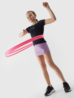 Dievčenská športová sukňa 2v1 4F - fialová