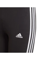 Dievčenské legíny Essentials 3 Stripes GN4046 Black and White - Adidas