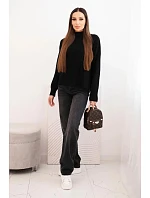 Dámský svetr model 22045066 černý - Kesi
