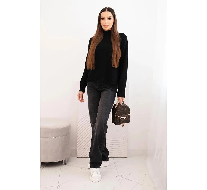 Dámský svetr model 22045066 černý - Kesi
