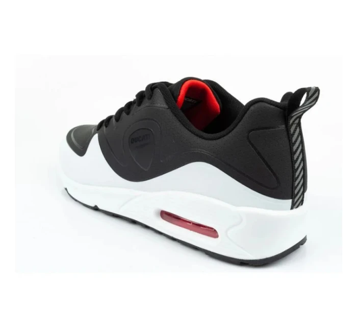 Pánska športová obuv DS414-21 Black with white - Ducati