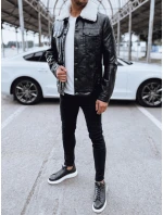 Pánská kožená bunda černá Dstreet model 21978785 - FashionStreet