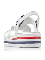 Sandály na platformě W model 22082975 bílé Rieker - Inny