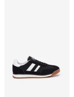 Buty Sportowe Sneakersy Męskie Czarne Sivara