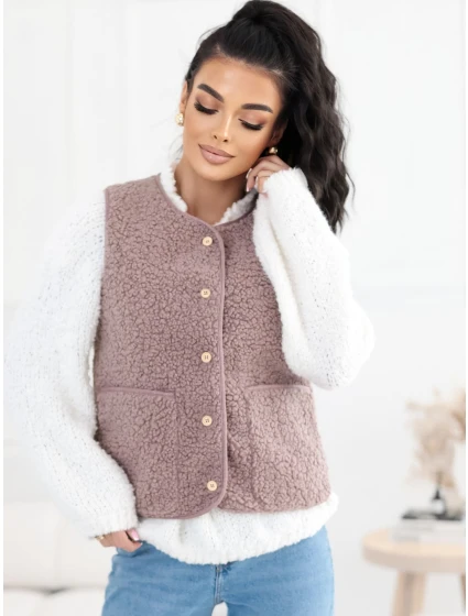 Kamizelka CS KZ model 21937144 ciemny bezowy - FPrice