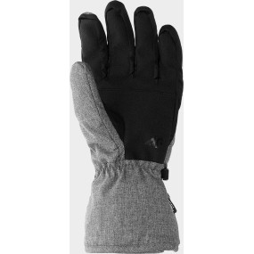 Pánske lyžiarske rukavice 4F H4Z22-REM001 šedé