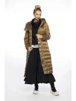 prošívaný kabát s kapucí model 21247349 - Ann Gissy prošívaný kabát s kapucí model 21247349 - Ann Gissy