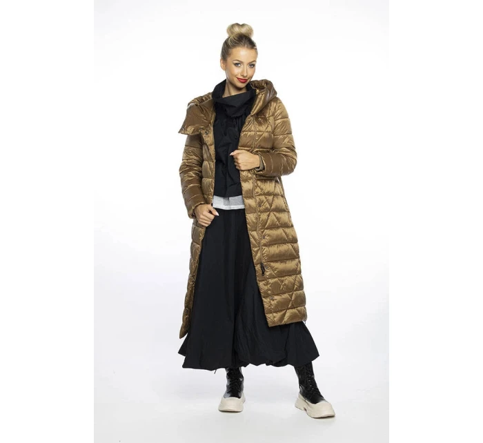 prošívaný kabát s kapucí model 21247349 - Ann Gissy prošívaný kabát s kapucí model 21247349 - Ann Gissy