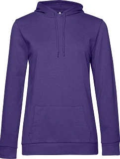 B&C #Hoodie /women Dámska mikina s kapucňou 01.W04W radiant purple