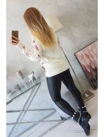 Vánoční svetr se model 18748081 ecru - K-Fashion