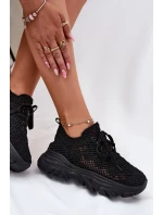 Dámské tenisky s svrškem černé model 21696310 - Boto Dámské tenisky s svrškem černé model 21696310 - Boto