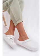 Dámské pantofle z Big Star Bílé model 22016676 - Big Star Shoes Dámské pantofle z Big Star Bílé model 22016676 - Big Star Shoes