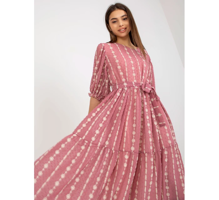 Sukienka LK SK 508963 1.38 ciemny różowy