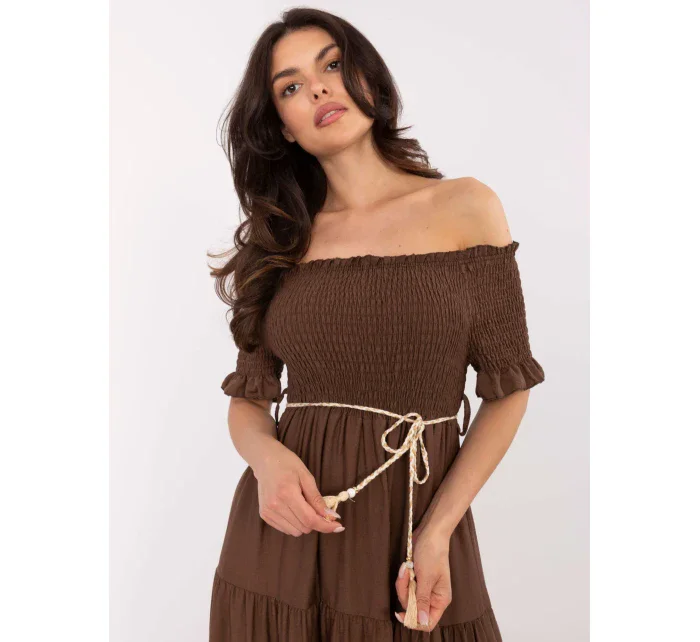 Šaty MI SK A2609.96 hnedé