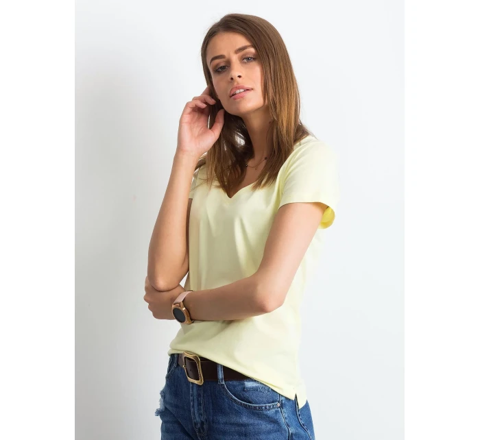 Tričko RV TS 4837.37P svetlo žltá