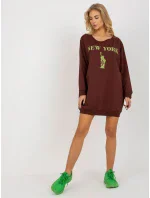 Mikina VI BL 3212.15X tmavo hnedá Mikina VI BL 3212.15X tmavo hnedá