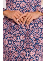 model 21296058 Šaty s potiskem a širokými manžetami model 3 - Moe