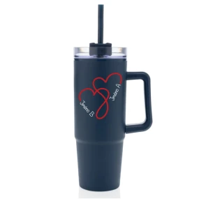 Termoska s průhledným víčkem pro zamilované