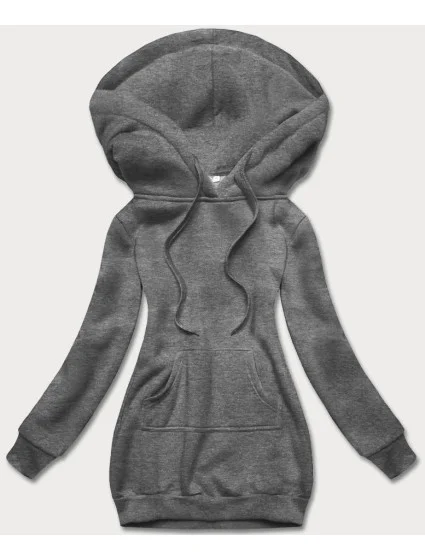 Tmavosivá dámska klokanie mikina (YS10003-5) Tmavosivá dámska klokanie mikina (YS10003-5)