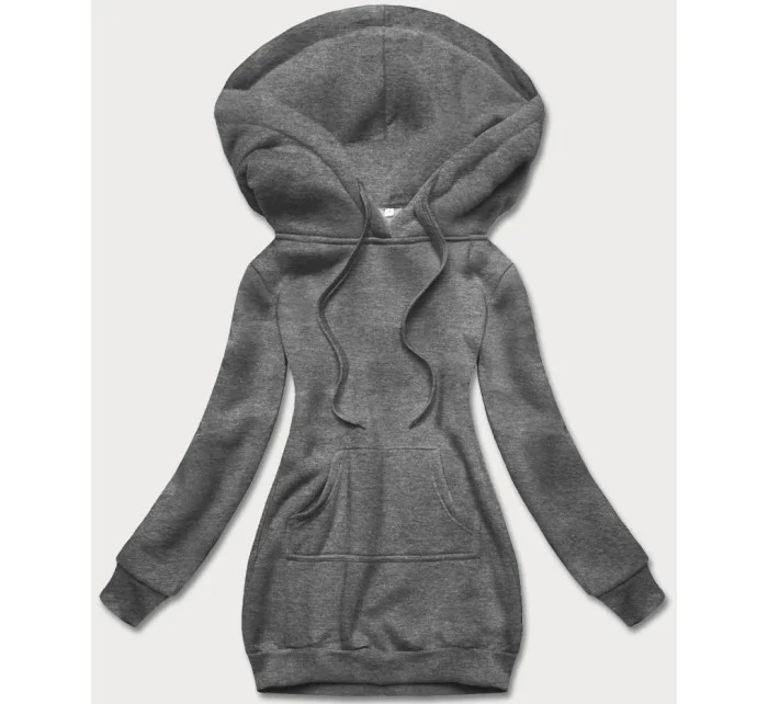 Tmavosivá dámska klokanie mikina (YS10003-5) Tmavosivá dámska klokanie mikina (YS10003-5)