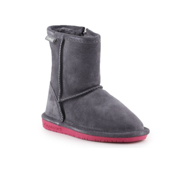 Detské zimné topánky Emma pre batoľatá 608TZ-903 Charcoal Pomberry - BearPaw