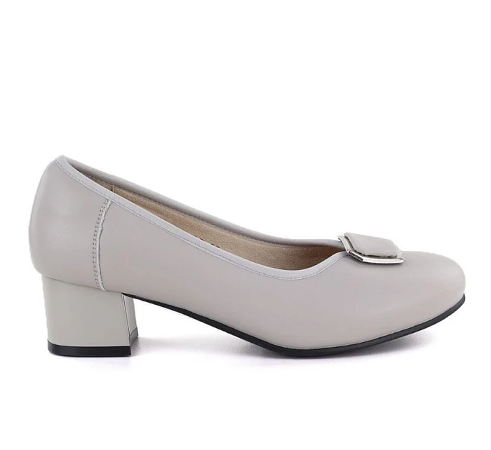 Semišové papuče na platforme Potocki W WOL105C hnedé