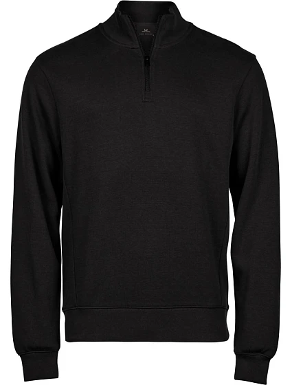 Tee Jays TJ 5506 Mikina z interlocku so zipsom na 1/4 dĺžky 18.5506 čierna Tee Jays TJ 5506 Mikina z interlocku so zipsom na 1/4 dĺžky 18.5506 čierna